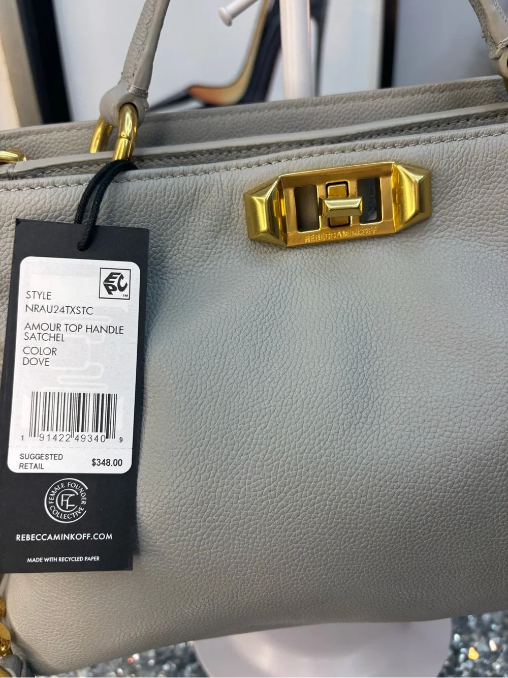Rebecca Minkoff Amour Top Handle Satchel NWT - Picture 3 of 13
